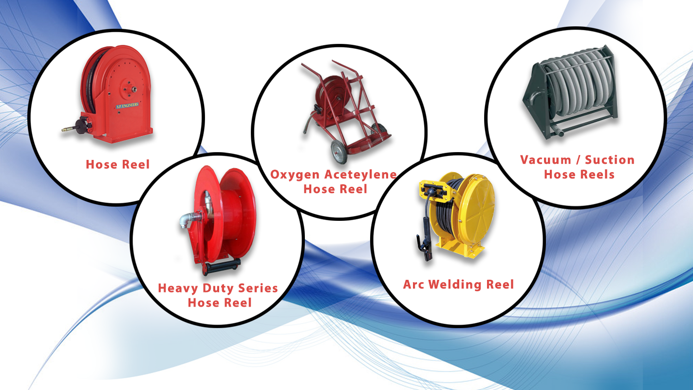Hose Reel, Spring Balancer, Quick Release Coupling, Pneumatic and Sockets  Accessories, Work Station, Mumbai, India